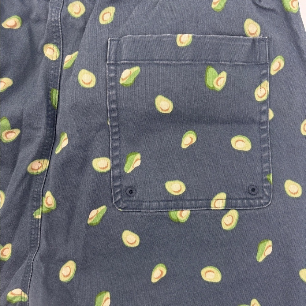 Bixby Nomad Mens Avocado Print Shorts Cotton & Spandex Blend Size 33 - Picture 6 of 7